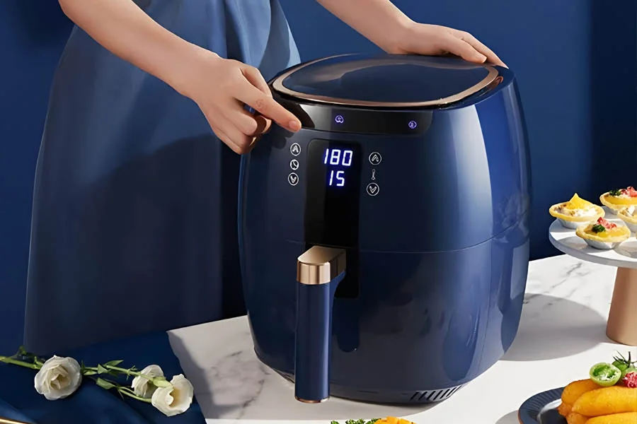 stainless steel inside air fryer