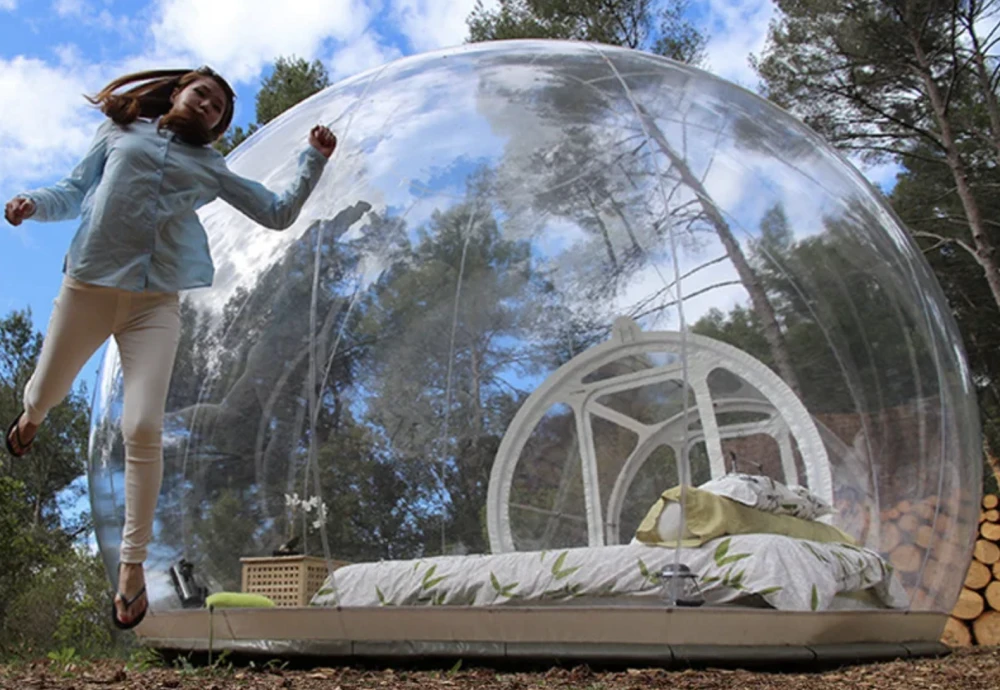 outdoor garden bubble tent